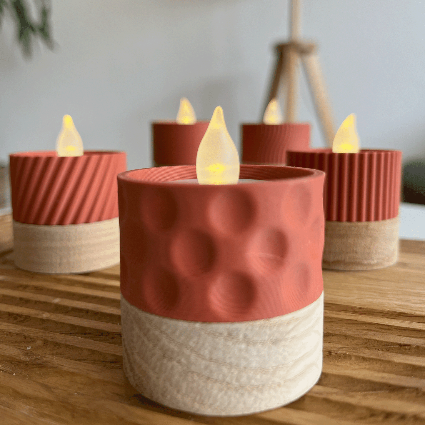 Columina "Bubbles" – Design LED-Teelichthalter von der Factory