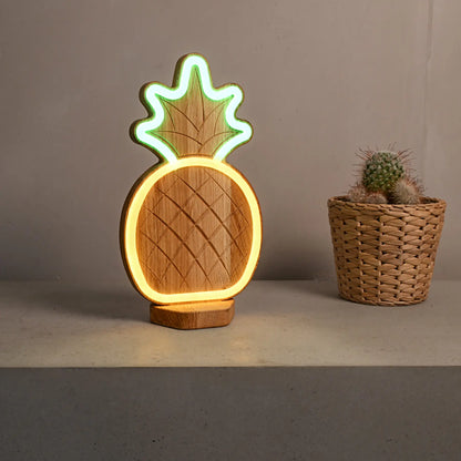 Lignulux DUAL-COLOR Anna the Pineapple – LED Neon Lamp
