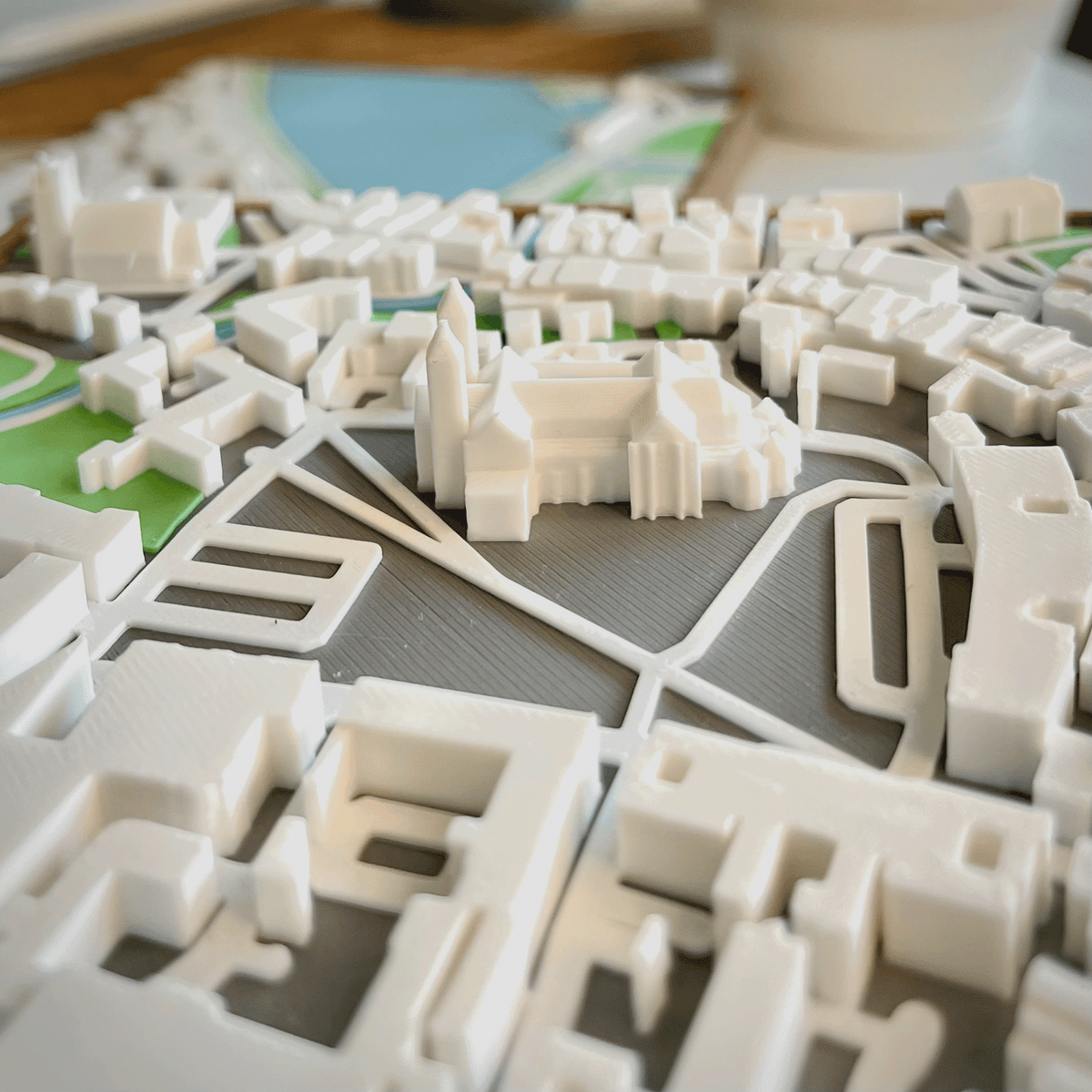 Münster in 3D: 3er Set – 3D-Druck Stadtmodell von der Factory