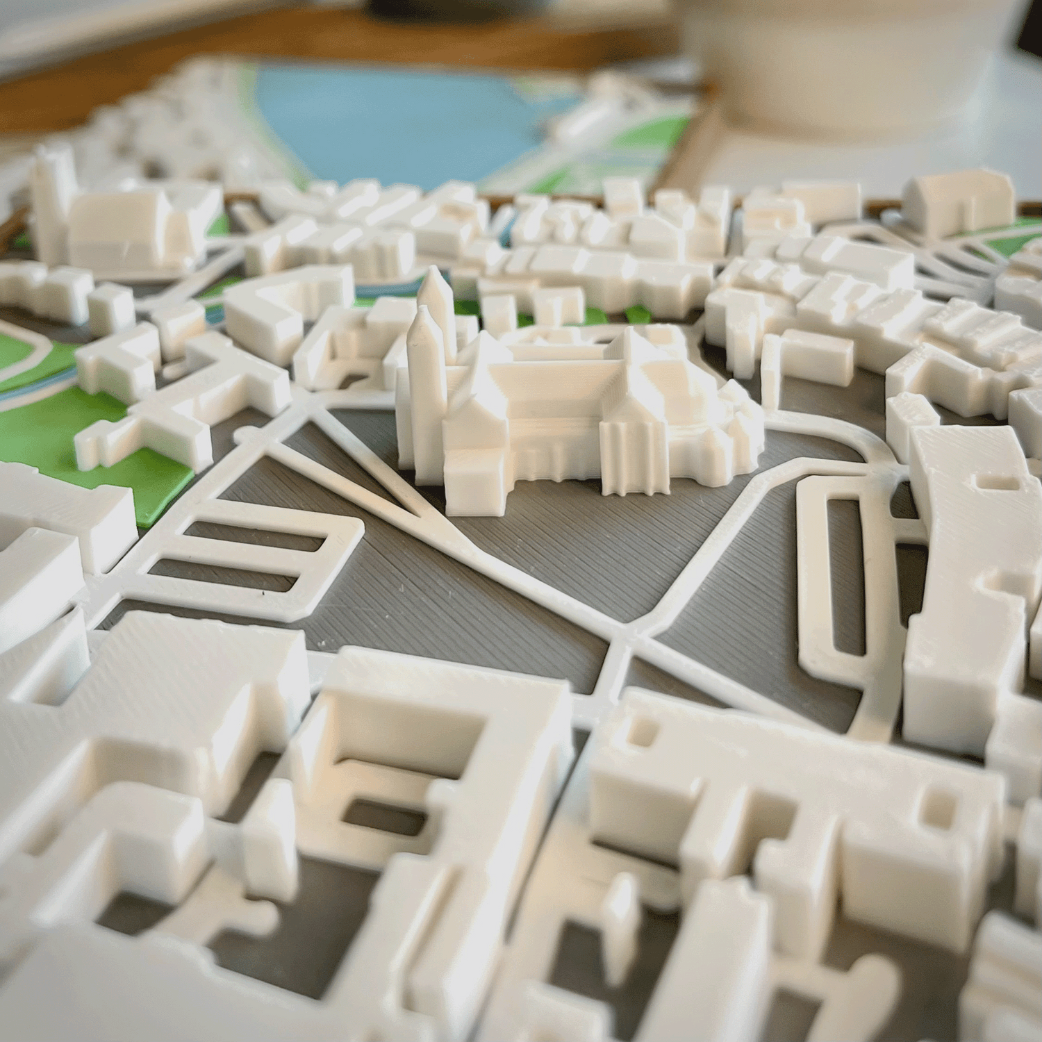 Münster in 3D: Innenstadt – 3D-Druck Stadtmodell von der Factory