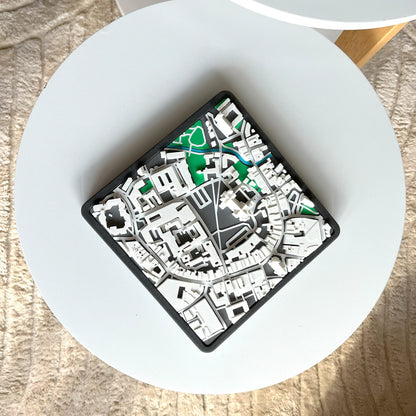 Munster in 3D: City Center - 3D-Printed City Model