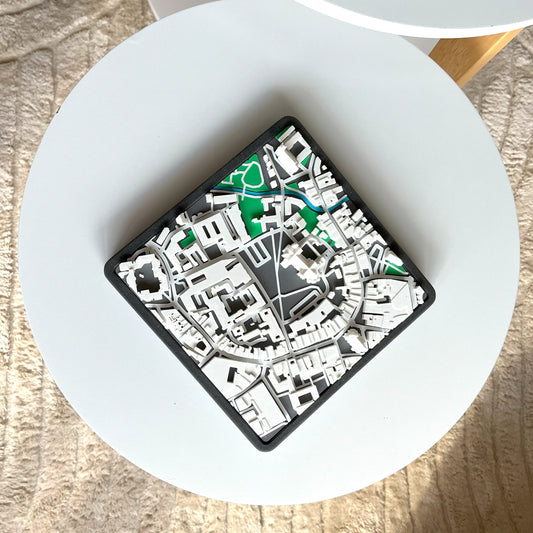 Munster in 3D: City Center - 3D-Printed City Model