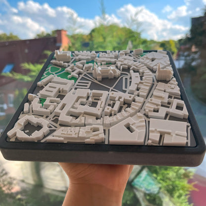Munster in 3D: City Center - 3D-Printed City Model
