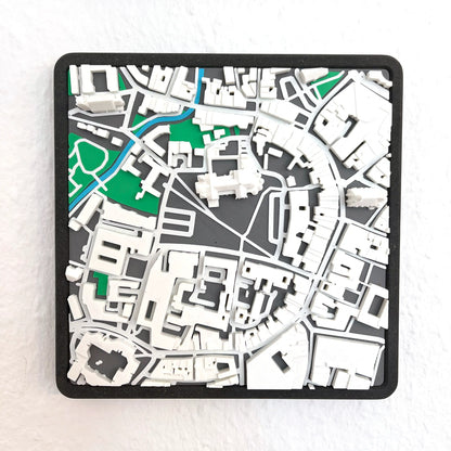 Munster in 3D: City Center - 3D-Printed City Model