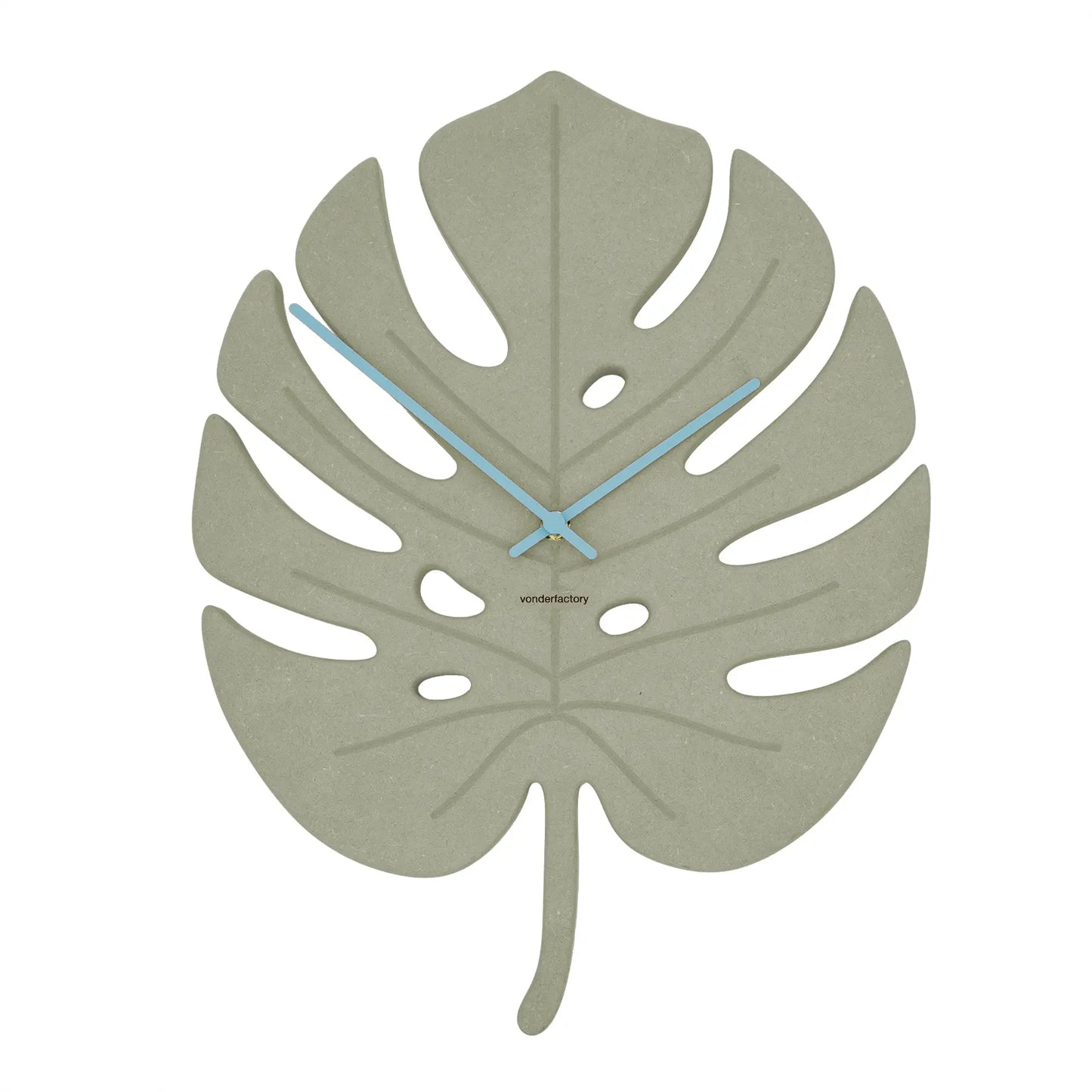 LXVAR Monstera_khaki_blau