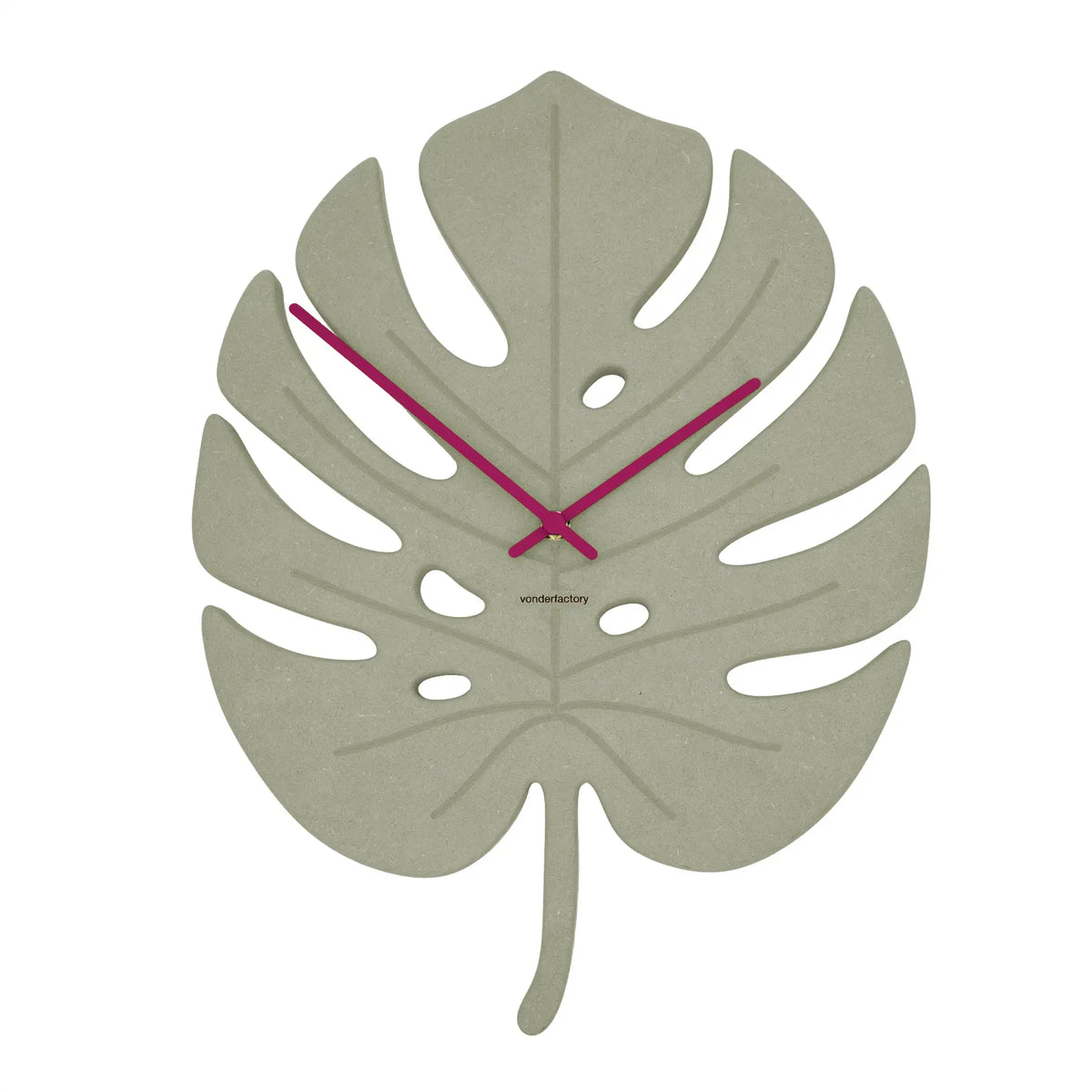 LXVAR Monstera_khaki_fuchsia