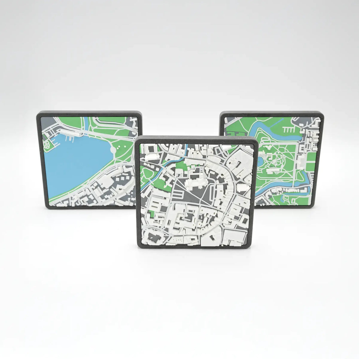 Munster en 3D: Set de 3 - Maqueta urbana en impresion 3D