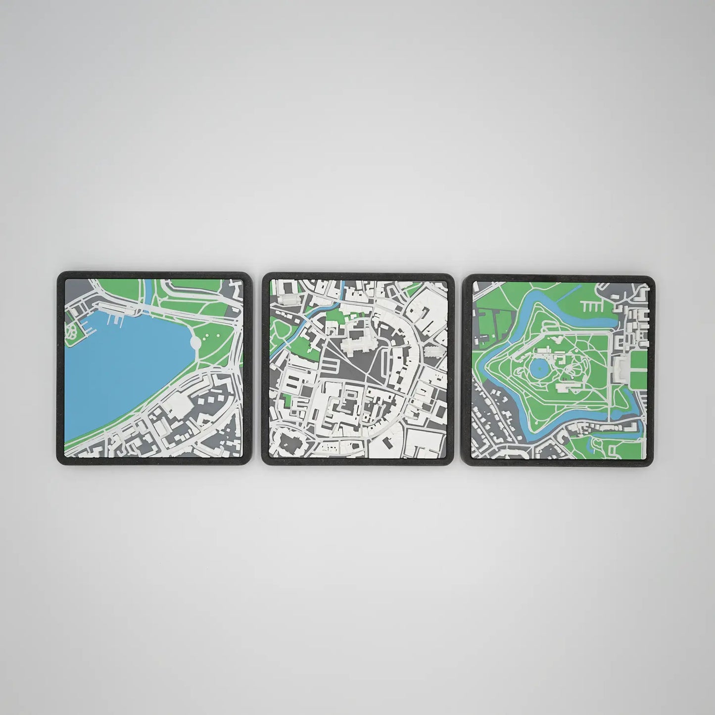 Munster en 3D: Set de 3 - Maqueta urbana en impresion 3D