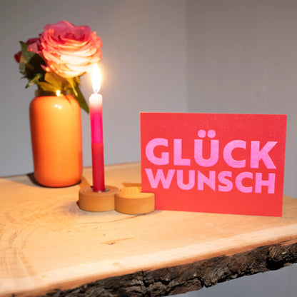 Ringcut – Candle Holder + Card Holder