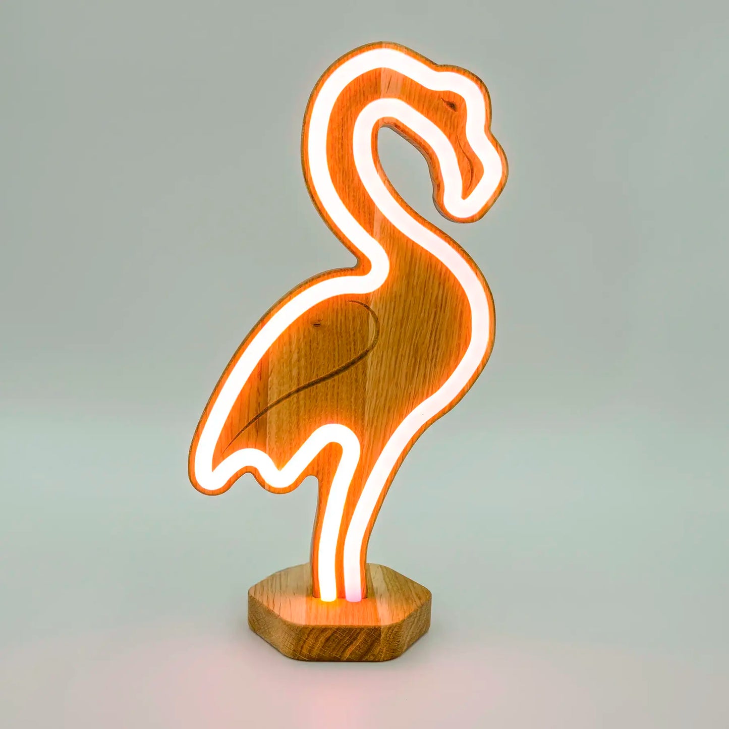 Lignulux DUAL-COLOR Frank the Flamingo – LED Neon Lamp