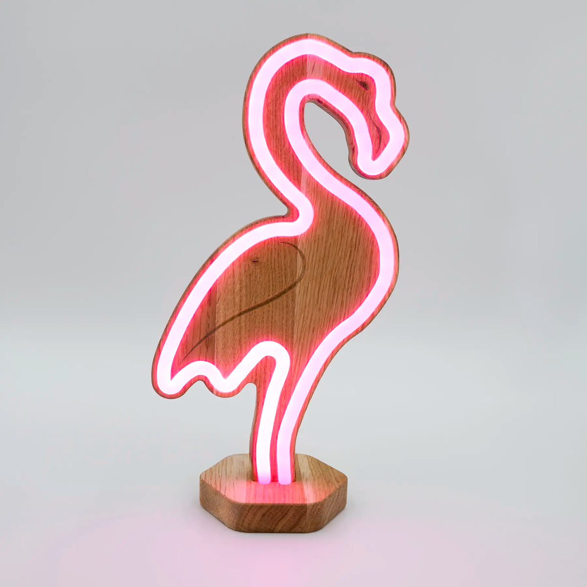 Lignulux DUAL-COLOR Frank the Flamingo – LED Neon Lamp