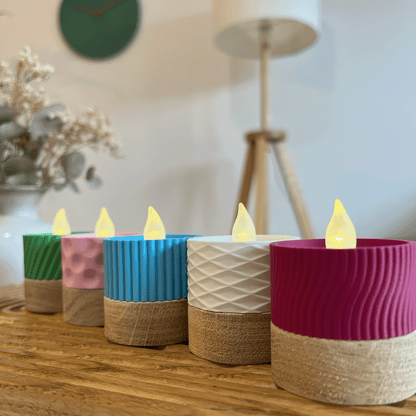 Columina "Bubbles"  – Design LED-Teelichthalter von der Factory
