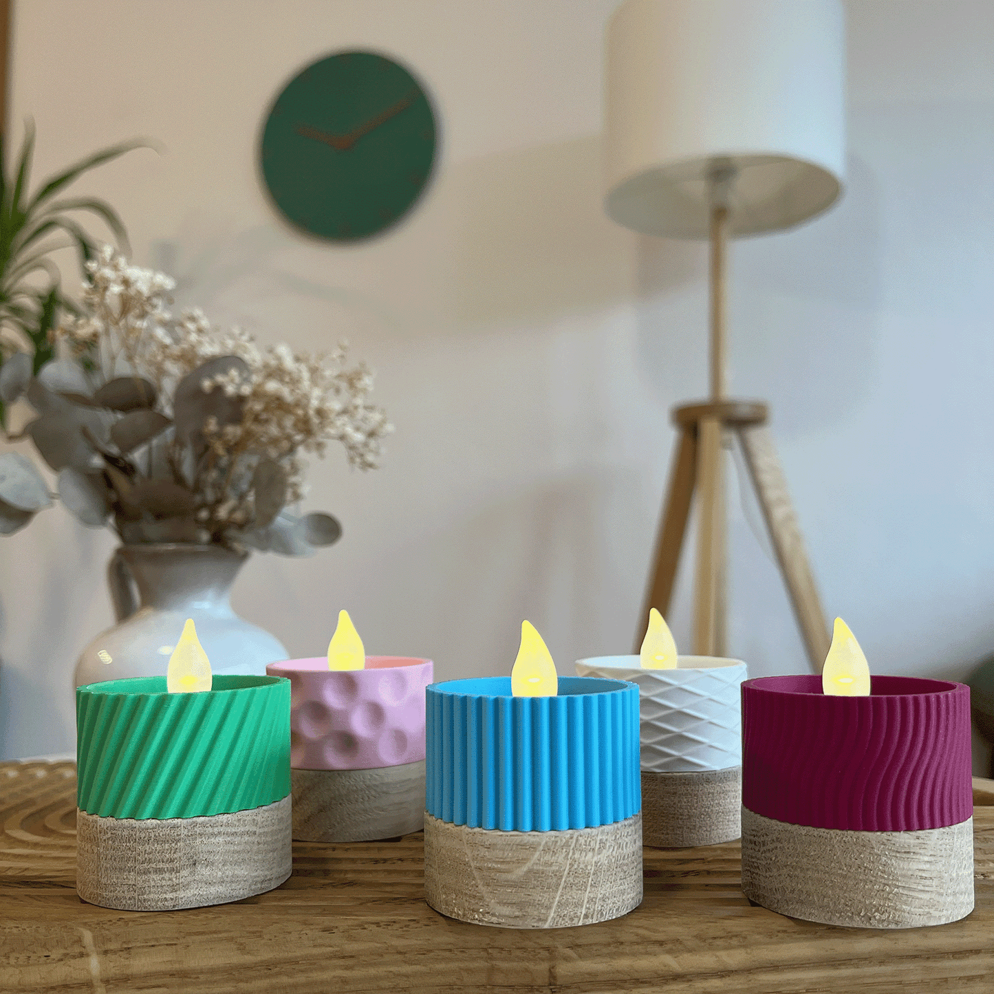 Columina "Bubbles"  – Design LED-Teelichthalter von der Factory