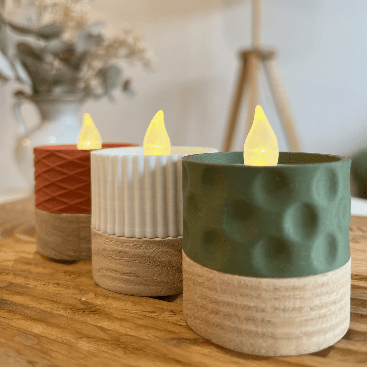 Columina "Waffles"  – Design LED-Teelichthalter von der Factory