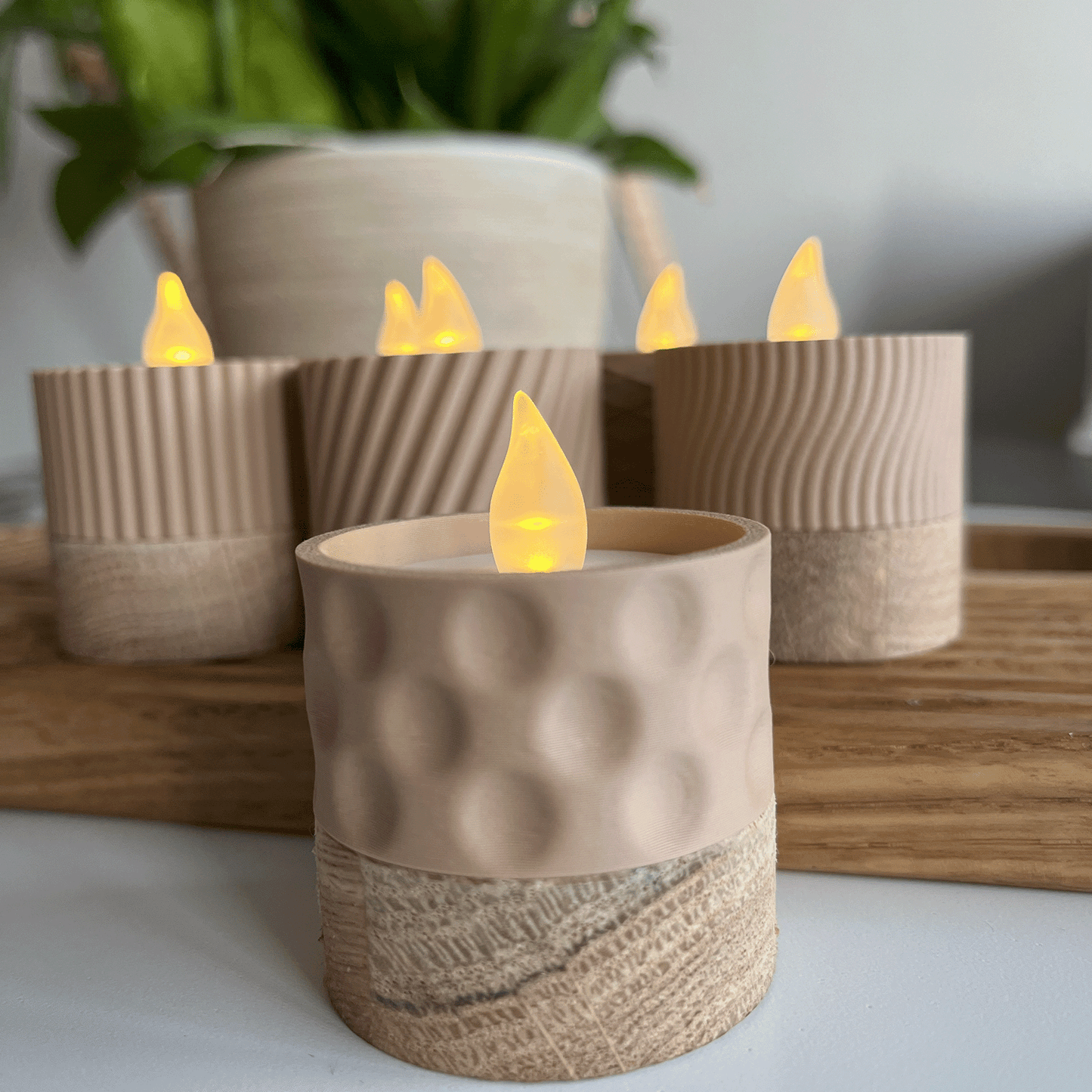 Columina "Bubbles"  – Design LED-Teelichthalter von der Factory