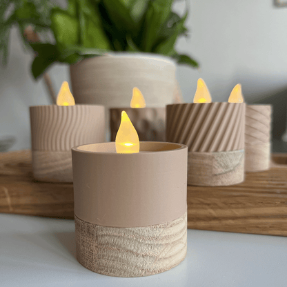 Columina "Pure"  – Design LED-Teelichthalter von der Factory