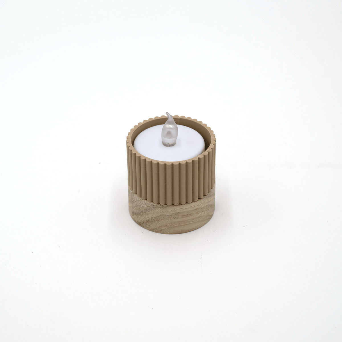 Columina "Riffled"  – Design LED-Teelichthalter von der Factory