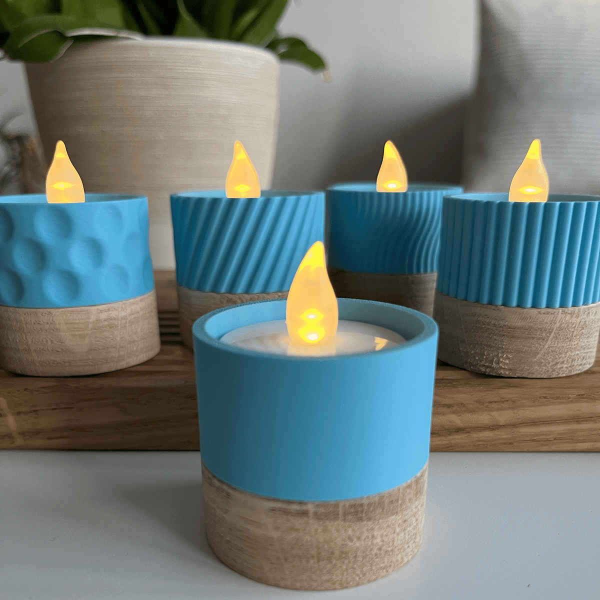 Columina "Pure"  – Design LED-Teelichthalter von der Factory