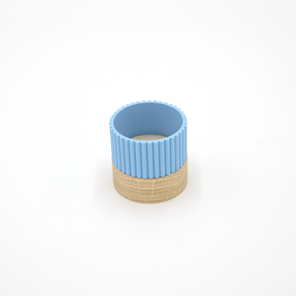 Columina "Riffled"  – Design LED-Teelichthalter von der Factory