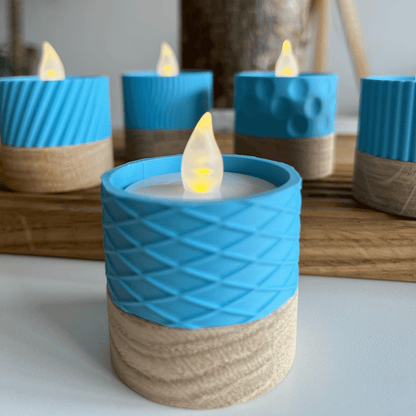 Columina "Waffles"  – Design LED-Teelichthalter von der Factory