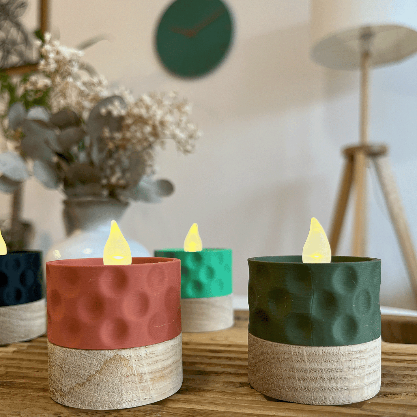 Columina "Bubbles"  – Design LED-Teelichthalter von der Factory