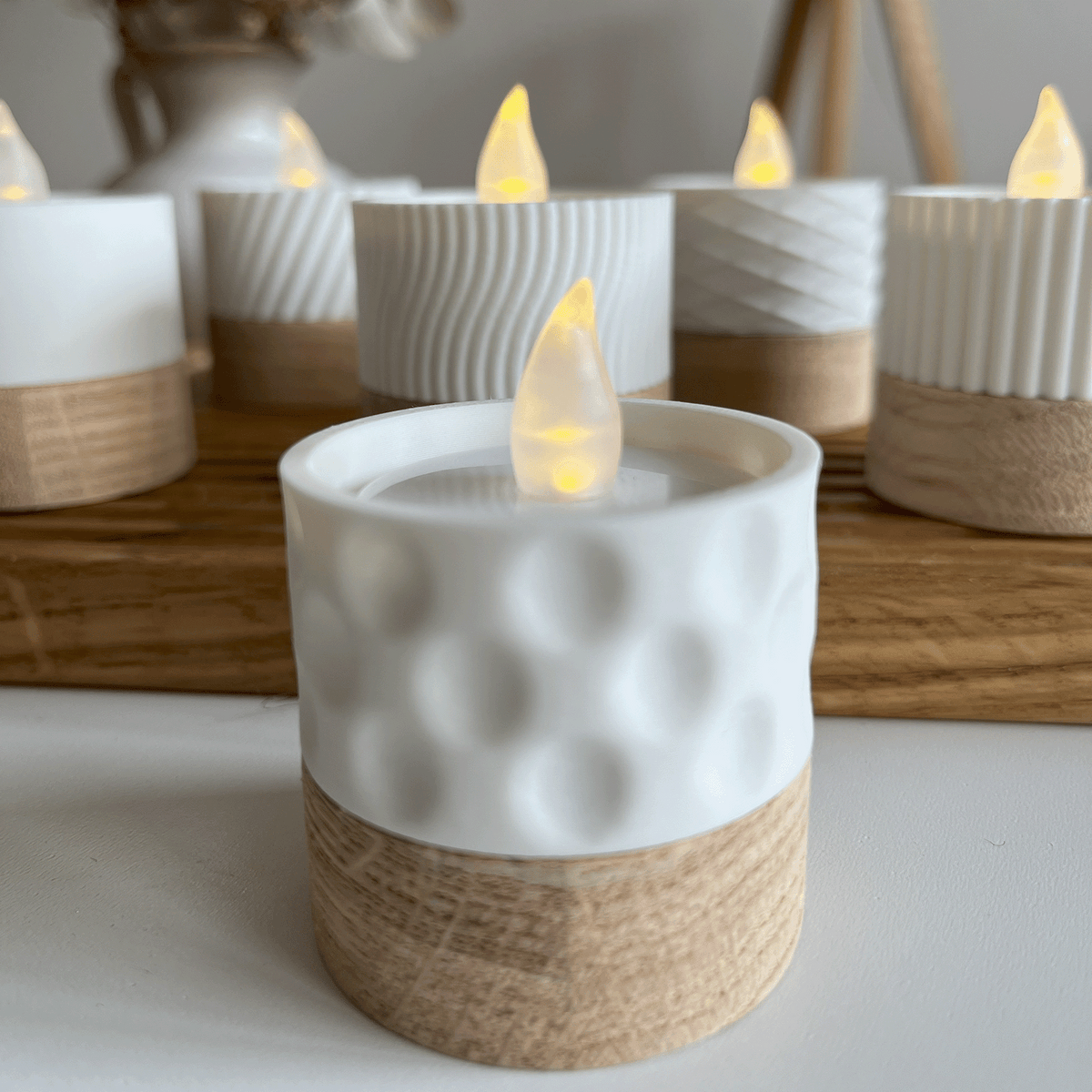 Columina "Bubbles"  – Design LED-Teelichthalter von der Factory