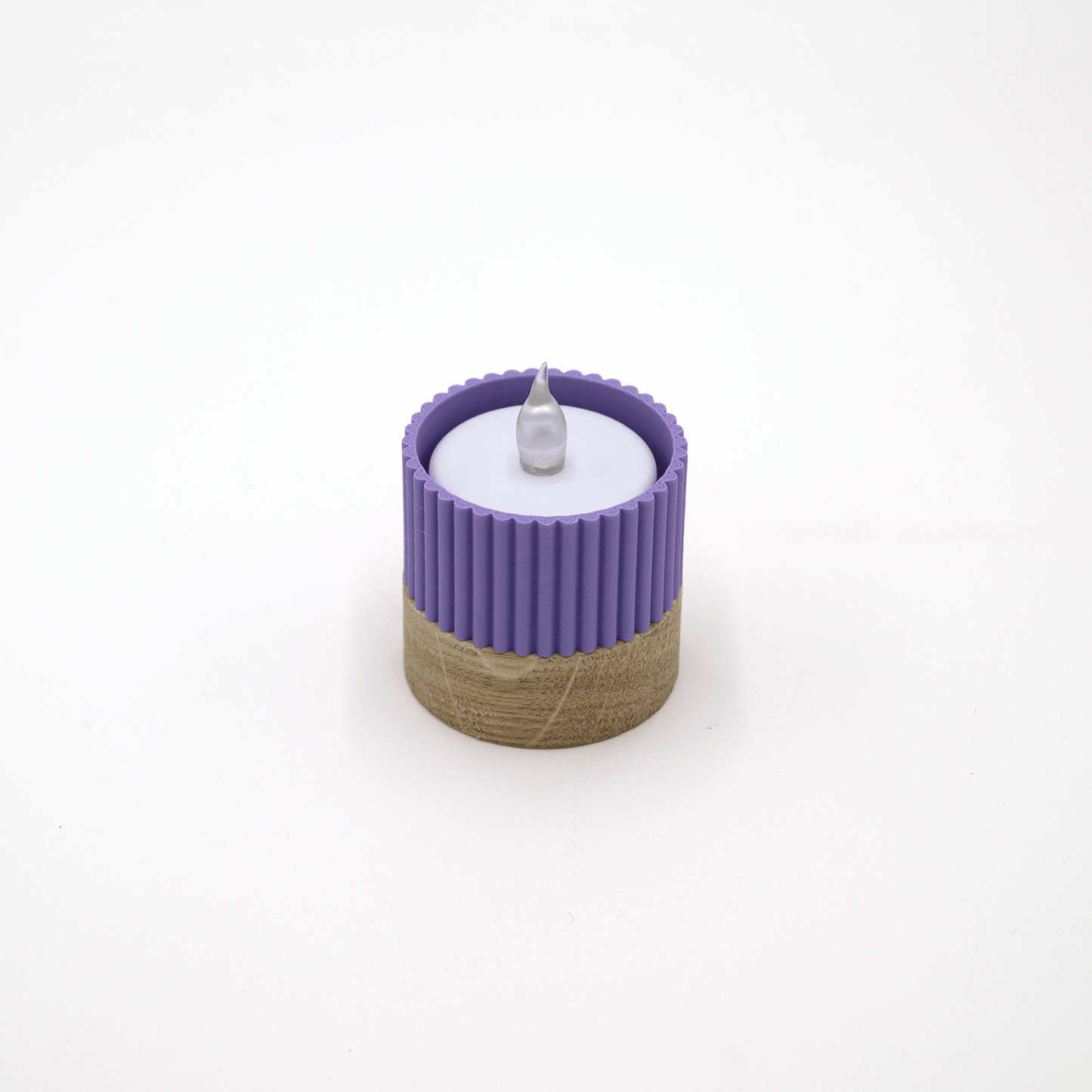 Columina "Riffled"  – Design LED-Teelichthalter von der Factory