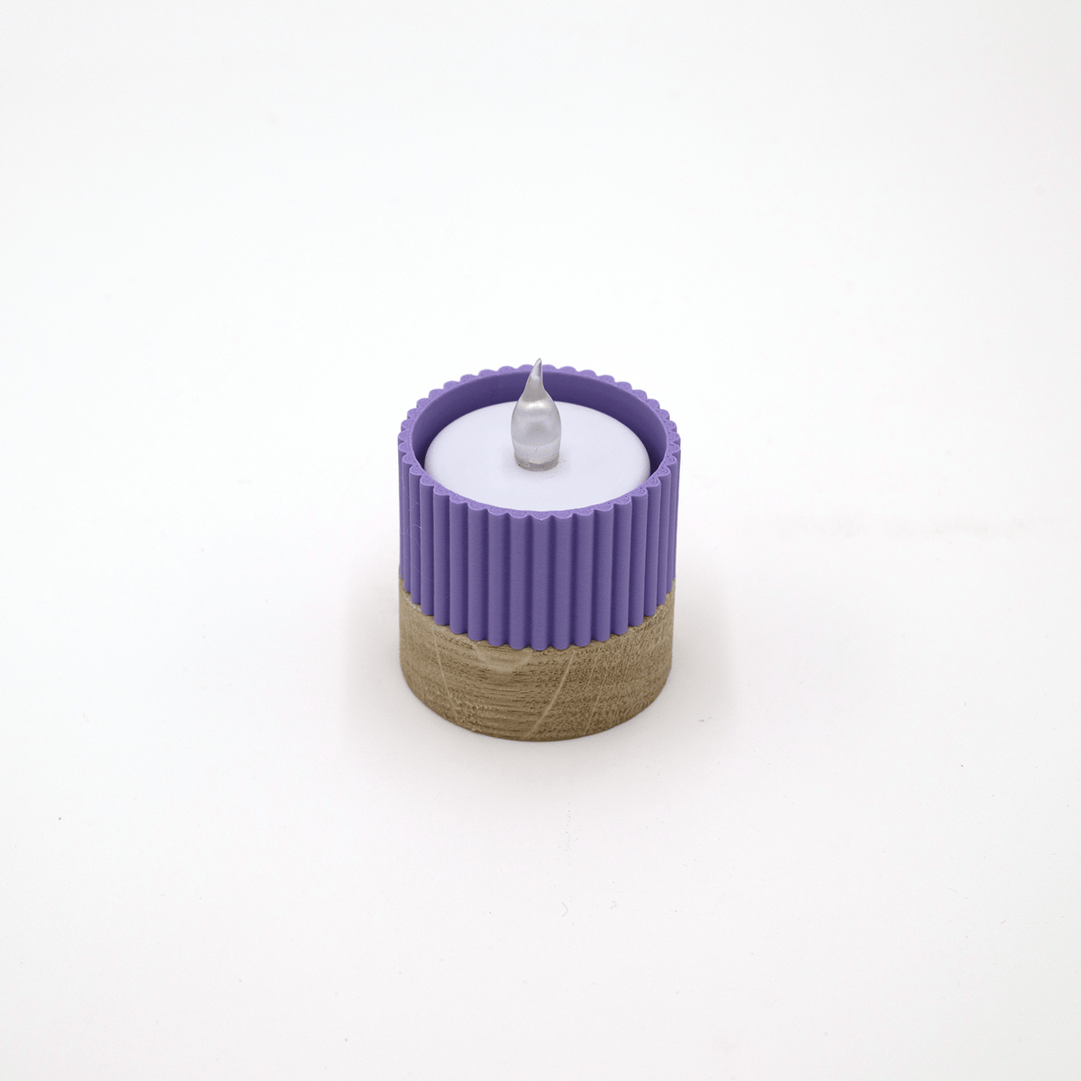 Columina "Riffled"  – Design LED-Teelichthalter von der Factory