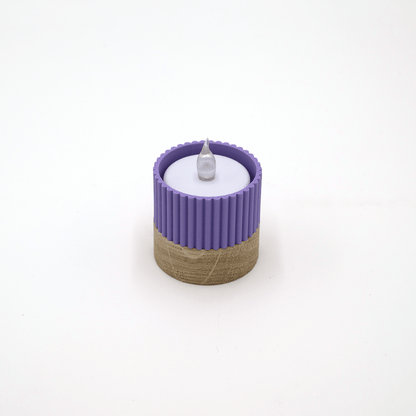 Columina "Riffled"  – Design LED-Teelichthalter von der Factory