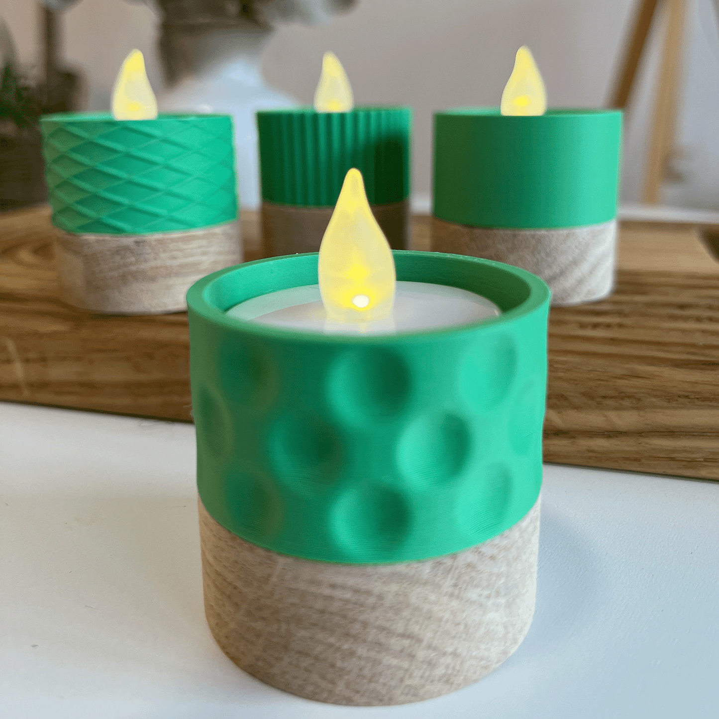Columina "Bubbles"  – Design LED-Teelichthalter von der Factory