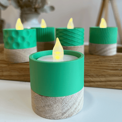 Columina "Pure"  – Design LED-Teelichthalter von der Factory