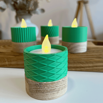 Columina "Waffles"  – Design LED-Teelichthalter von der Factory