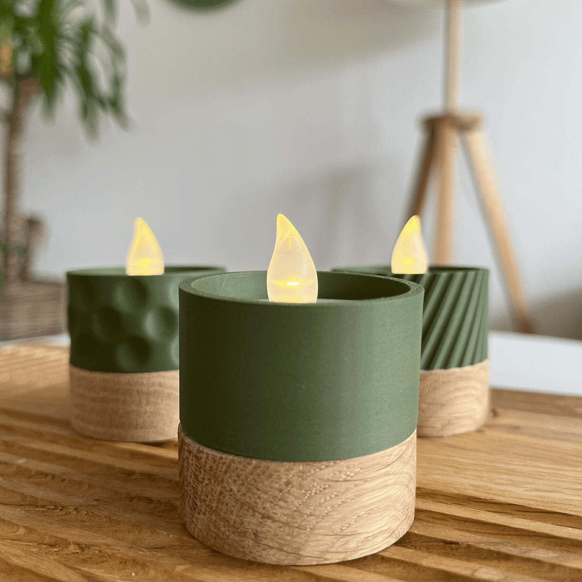 Columina "Pure"  – Design LED-Teelichthalter von der Factory