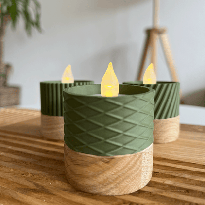 Columina "Waffles"  – Design LED-Teelichthalter von der Factory