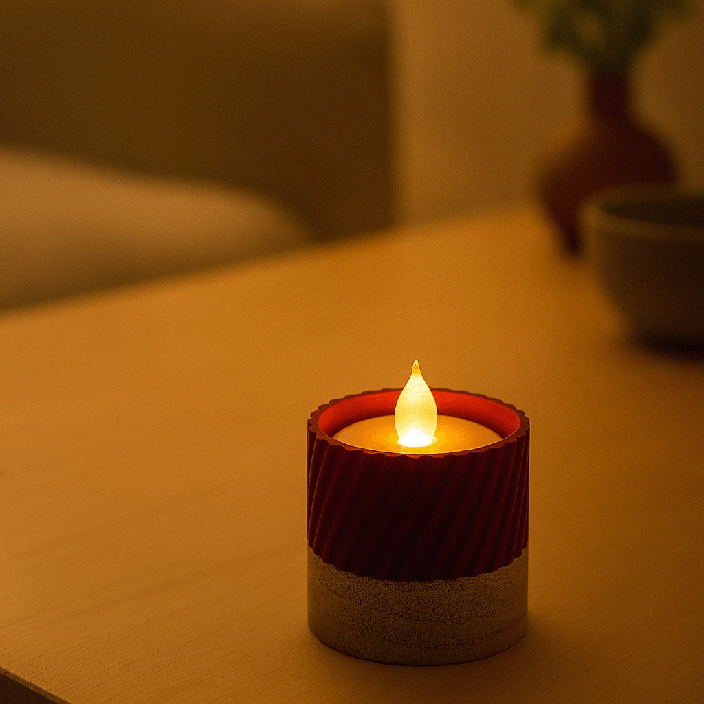 Columina "Curvy"  – Design LED-Teelichthalter von der Factory