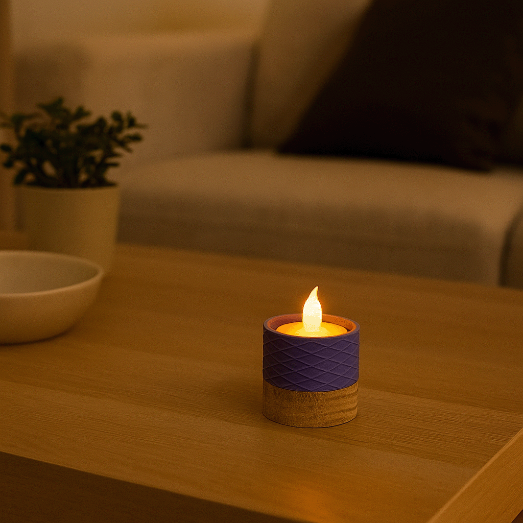 Columina "Waffles"  – Design LED-Teelichthalter von der Factory