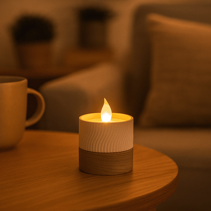 Columina "Wavy"  – Design LED-Teelichthalter von der Factory