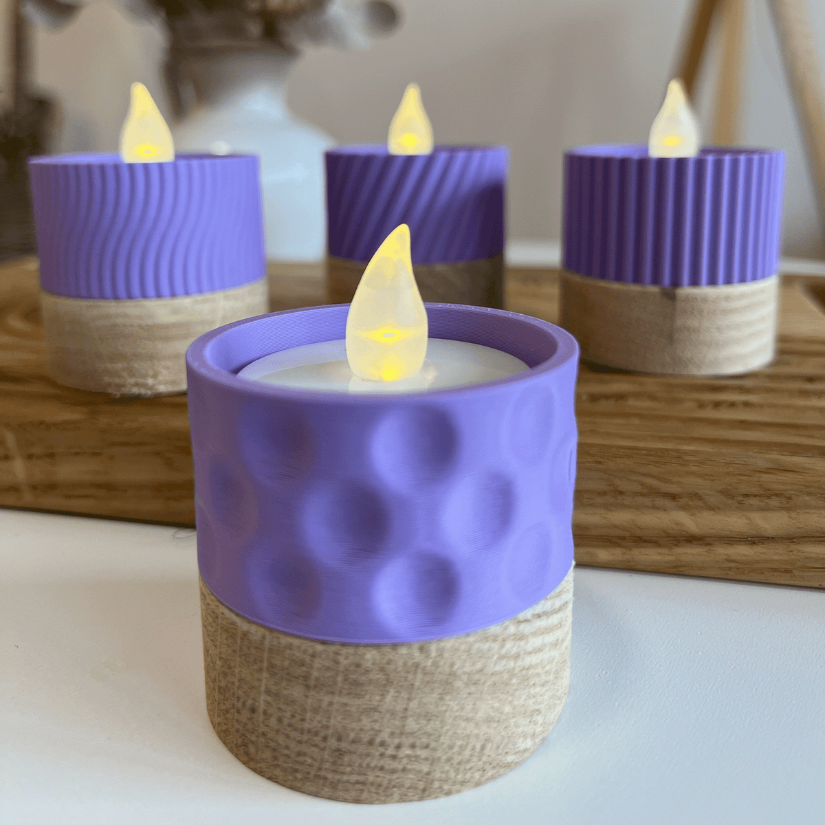 Columina "Bubbles"  – Design LED-Teelichthalter von der Factory