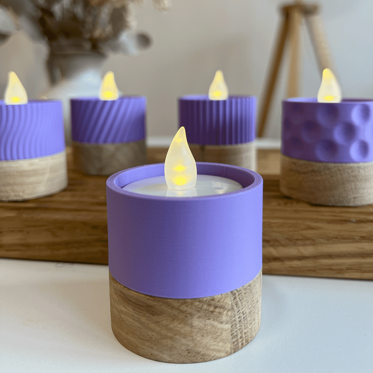 Columina "Pure"  – Design LED-Teelichthalter von der Factory