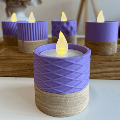 Columina "Waffles"  – Design LED-Teelichthalter von der Factory