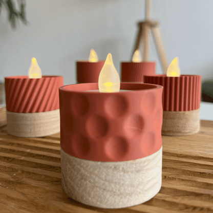 Columina "Bubbles"  – Design LED-Teelichthalter von der Factory