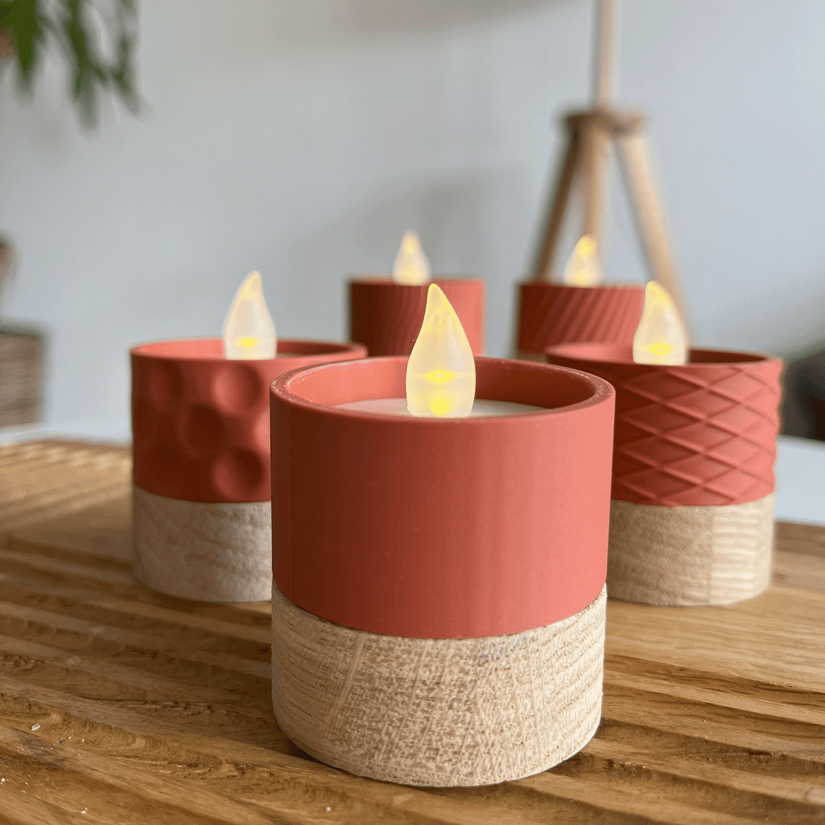 Columina "Pure"  – Design LED-Teelichthalter von der Factory