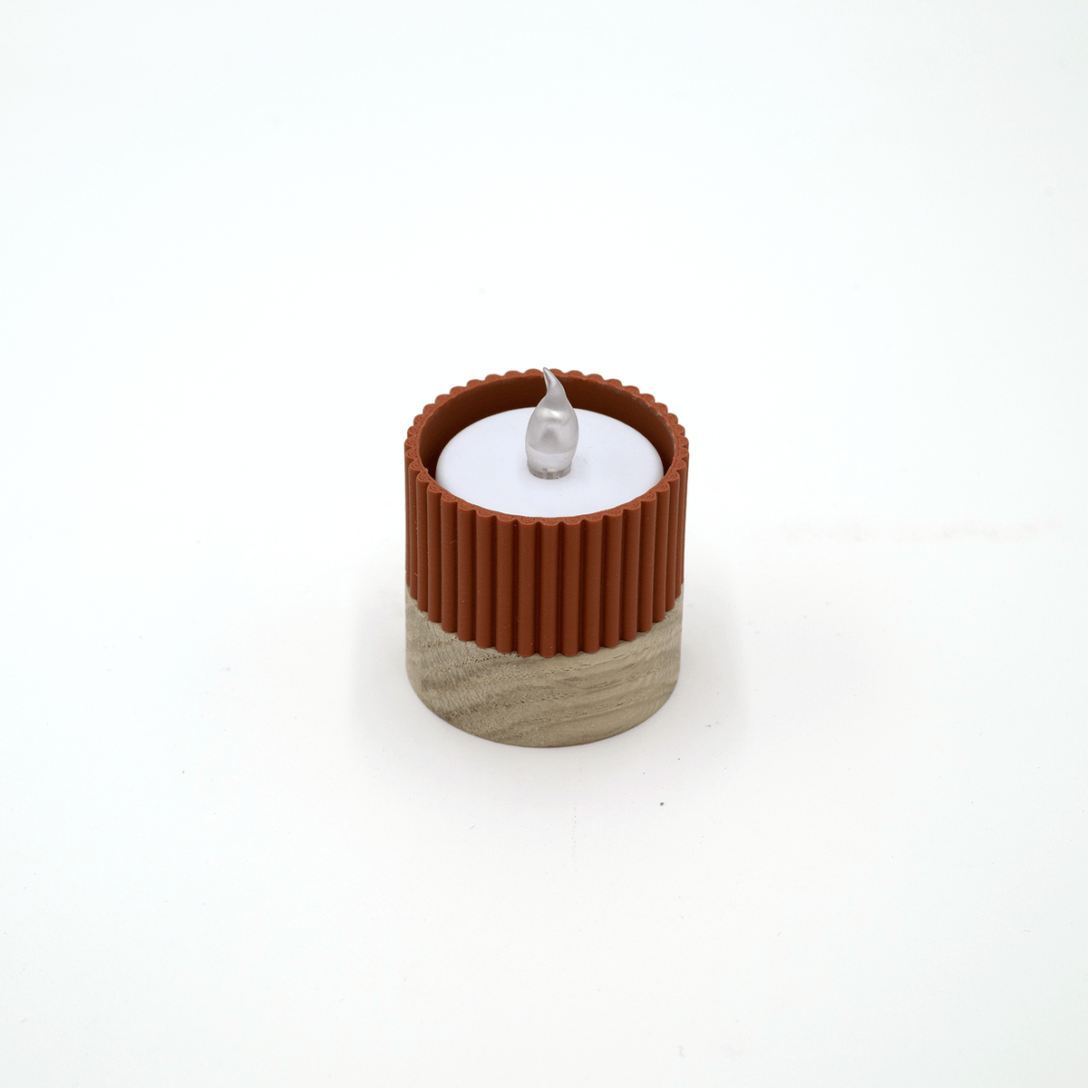 Columina "Riffled"  – Design LED-Teelichthalter von der Factory