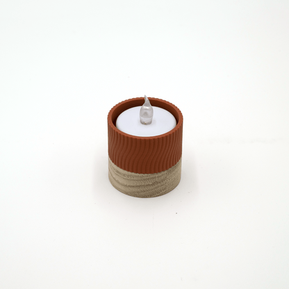 Columina "Wavy"  – Design LED-Teelichthalter von der Factory
