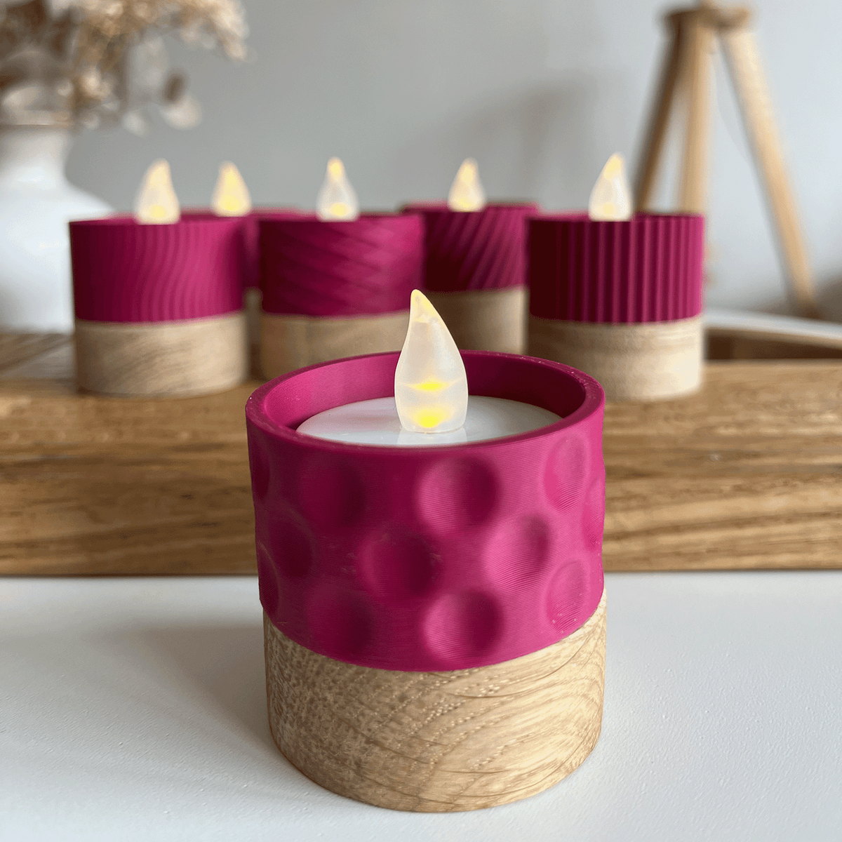 Columina "Bubbles"  – Design LED-Teelichthalter von der Factory