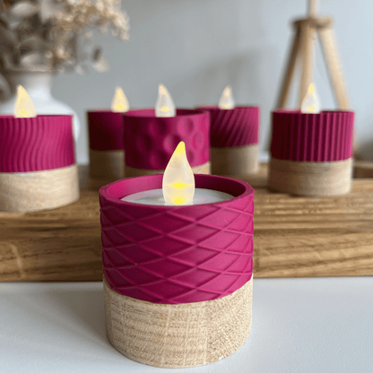 Columina "Waffles"  – Design LED-Teelichthalter von der Factory