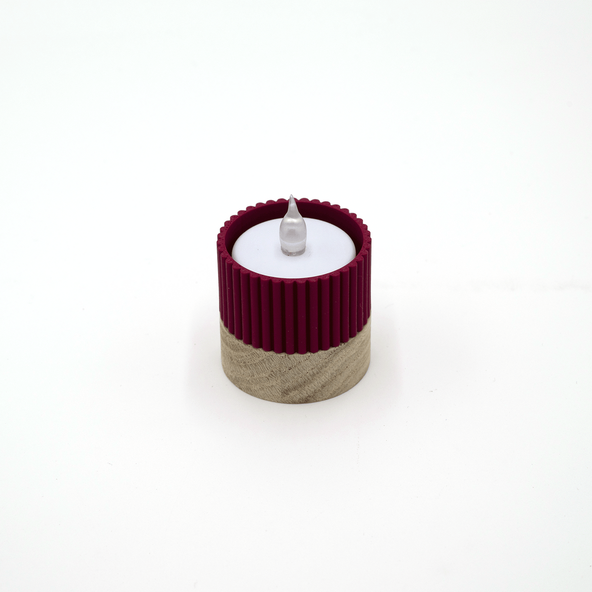 Columina "Riffled"  – Design LED-Teelichthalter von der Factory