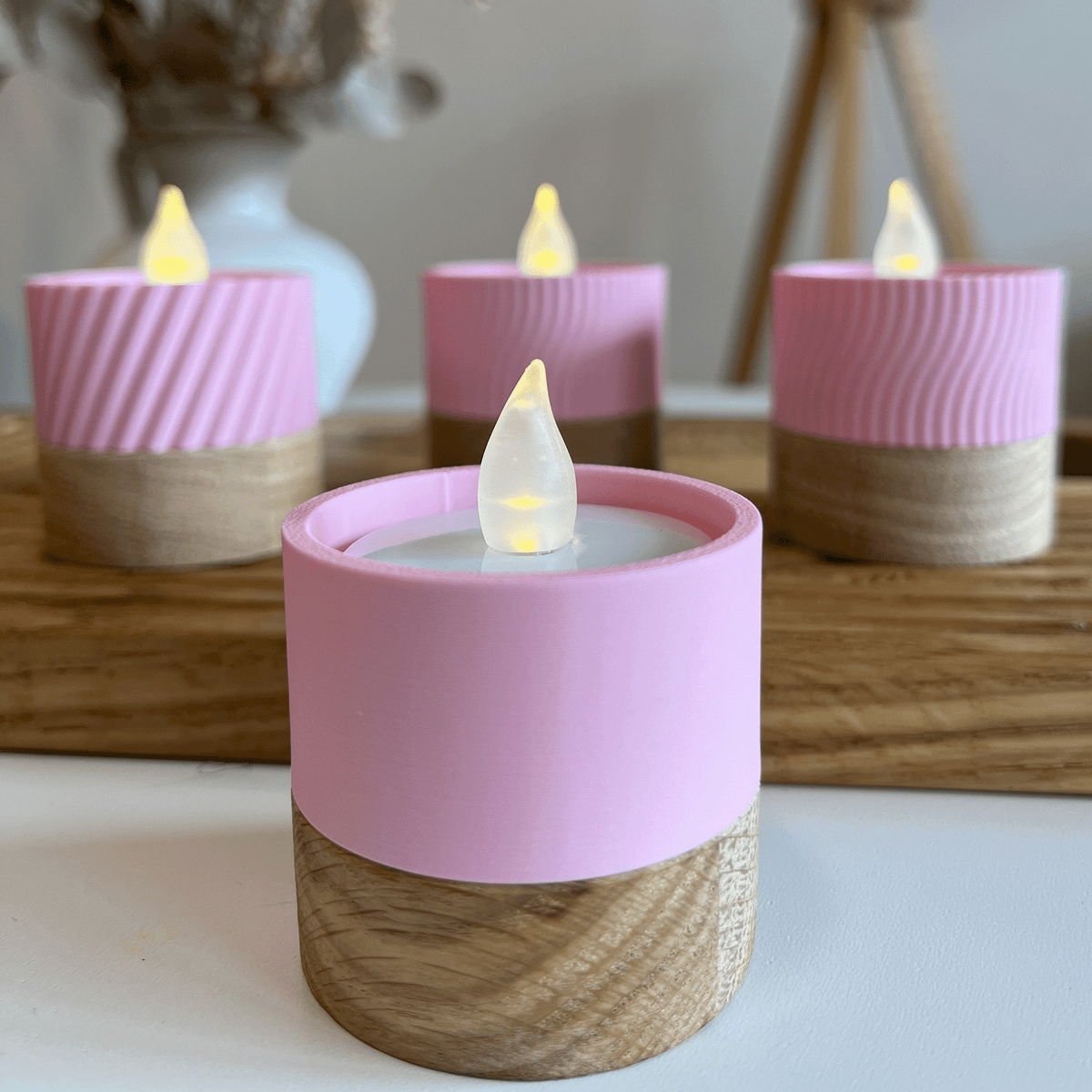 Columina "Pure"  – Design LED-Teelichthalter von der Factory