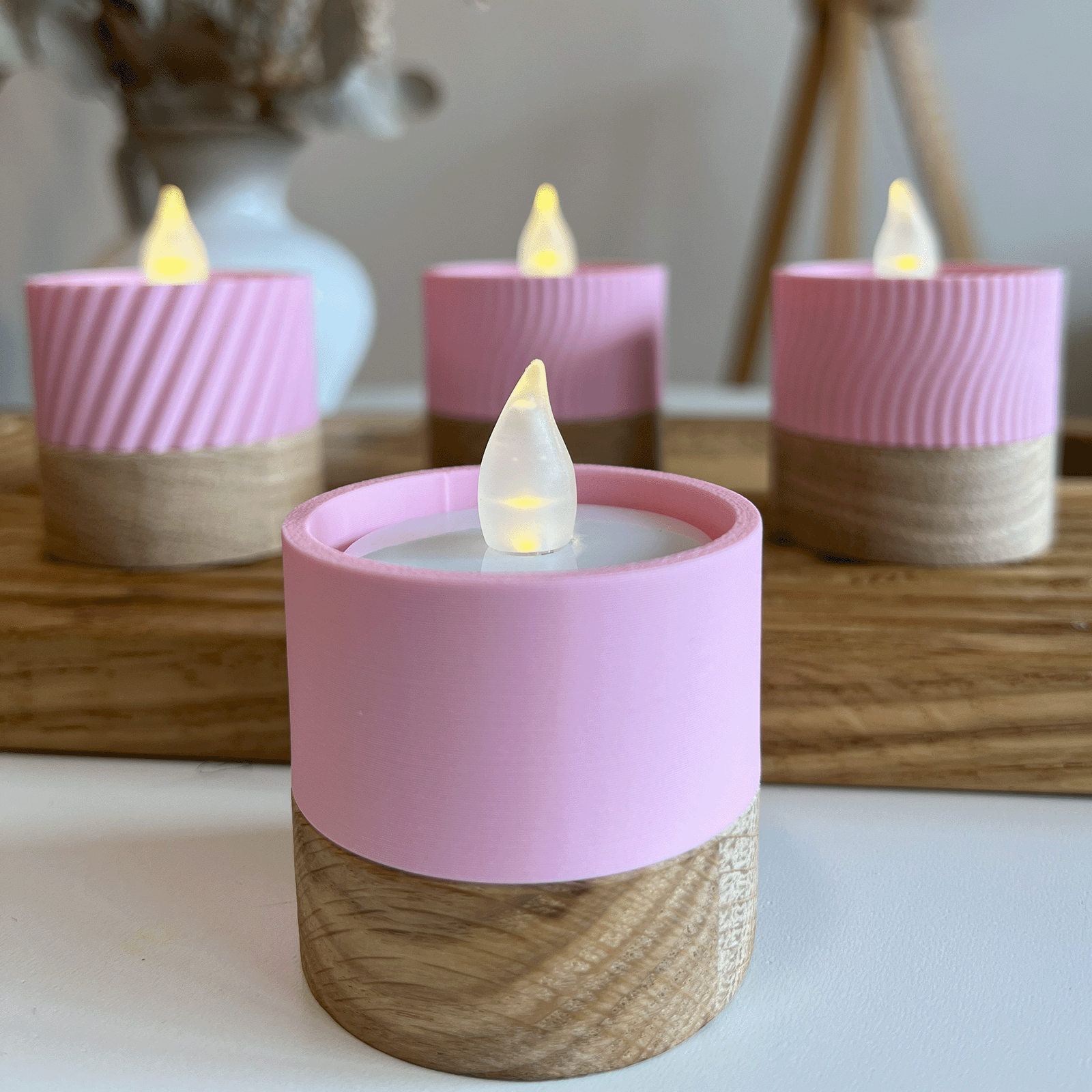 Columina "Pure"  – Design LED-Teelichthalter von der Factory