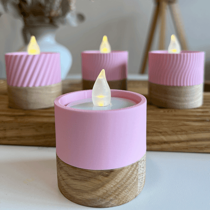 Columina "Pure"  – Design LED-Teelichthalter von der Factory